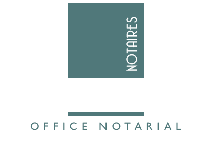 logo notaires 1804 rouen luciline blanc